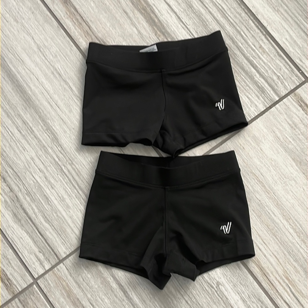 2 Varsity Spirit spandex, tumbling/cheer shorts